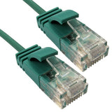 Cables Direct ERSLIM-103G networking cable Green 3 m Cat6 U/UTP (UTP)