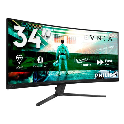 Philips Evnia 34M2C3500L/00 computer monitor 86.4 cm (34") 3440 x 1440 pixels Wide Quad HD LCD Black