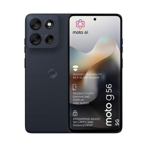 Motorola moto g56 5G 17.1 cm (6.72") Hybrid Dual SIM Android 15 USB Type-C 8 GB 256 GB 5200 mAh Black