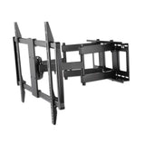 Manhattan Wall Mount for TV & Monitors (Full Motion), For screens 37" to 100", VESA compatibility: all between 200x200mm to 900x600mm - check the dimensions of the four mounting holes on back of screen to ensure it fits, Max 80kg, Black, Bracket, Lifetime