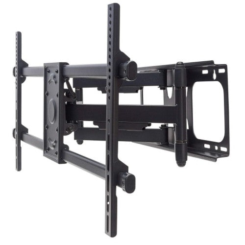 Manhattan Wall Mount for TV & Monitors (Full Motion), For screens 37" to 75", VESA compatibility: all between 200x200mm to 800x400mm - check the dimensions of the four mounting holes on back of screen to ensure it fits, Max 75kg, Black, Bracket, Lifetime