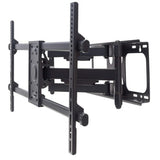 Manhattan Wall Mount for TV & Monitors (Full Motion), For screens 37" to 75", VESA compatibility: all between 200x200mm to 800x400mm - check the dimensions of the four mounting holes on back of screen to ensure it fits, Max 75kg, Black, Bracket, Lifetime