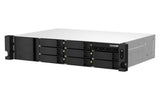 QNAP TS-873AeU-RP NAS Rack (2U) Ryzen Embedded V1500B 4 GB DDR4 0 TB QuTS hero Black