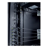 APC NetShelter Cable Management, Vertical Cable Manager, Cable Rings, Set of 8, Black, 55 mm x 766 mm x 85 mm
