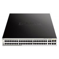 D-Link 52-Port PoE Gigabit Smart Managed Switch including 4 x 100/1000Mbps Combo Ports