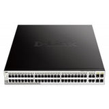 D-Link 52-Port PoE Gigabit Smart Managed Switch including 4 x 100/1000Mbps Combo Ports