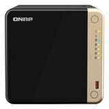 QNAP TS-464 NAS Tower Intel® Celeron® N5095 8 GB DDR4 0 TB QNAP QTS Black
