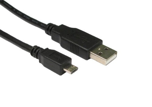 Cables Direct USB 2.0 Micro B, 5m USB cable USB A Micro-USB B Black