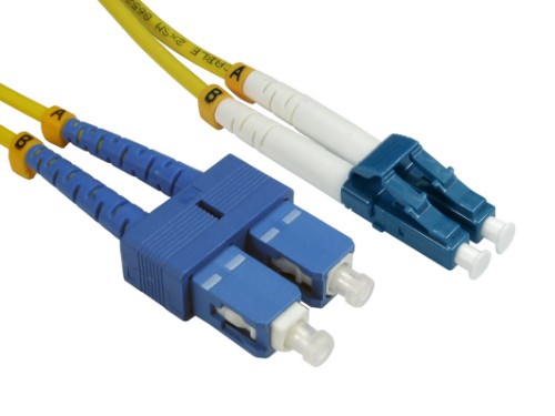 Cables Direct FB2S-LCSC-030Y fibre optic cable 3 m 2x LC 2x SC Yellow