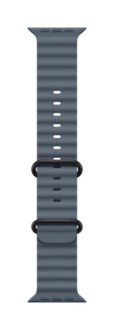 Apple Titanium Finish Band Blue Fluoroelastomer, Titanium