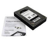 StarTech.com 2.5” to 3.5” SATA Aluminum Hard Drive Adapter Enclosure with SSD / HDD Height up to 12.5mm