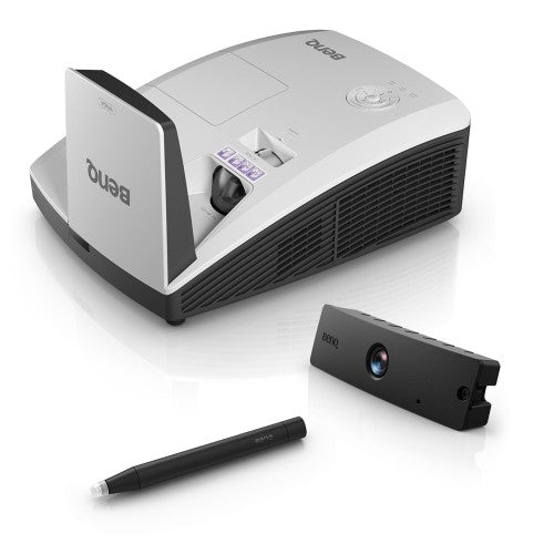 BenQ MW855UST+ data projector Ultra short throw projector 3500 ANSI lumens DLP WXGA (1280x800) 3D Black, White