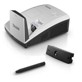 BenQ MW855UST+ data projector Ultra short throw projector 3500 ANSI lumens DLP WXGA (1280x800) 3D Black, White
