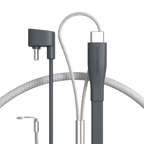 Bouncepad CB-RF-FLAT-C2C-W USB cable 2 m USB C Grey, White