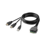 Belkin F1DN202MOD-HH-4 KVM switch Black