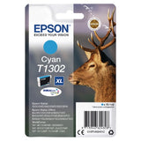 Epson C13T13024012/T1302 Ink cartridge cyan XL, 765 pages 10,1ml for Epson Stylus BX 320/SX 525/WF 3500