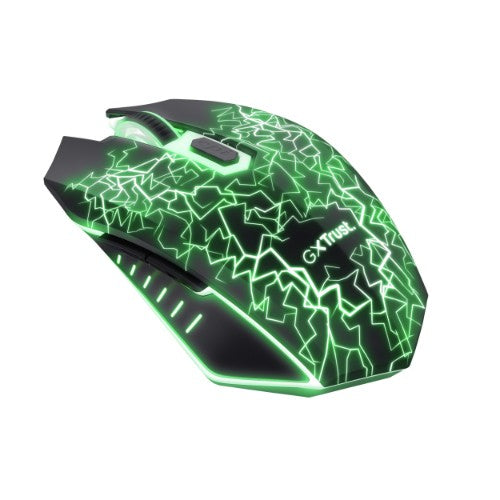 Trust GXT 107 Izza mouse Gaming Ambidextrous RF Wireless Optical 2000 DPI