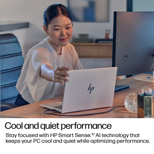 HP EliteBook 8 G1i 14 inch Notebook Next Gen AI PC Copilot+ PC Intel Core Ultra 7 258V Laptop 35.6 cm (14") WUXGA 32 GB LPDDR5x-SDRAM 1 TB SSD Wi-Fi 7 (802.11be) Windows 11 Pro Silver
