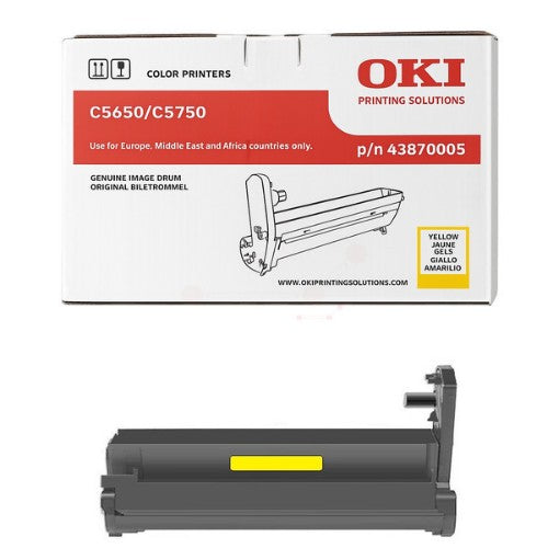 OKI 43870005 Drum kit yellow, 20K pages for OKI C 5650