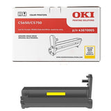 OKI 43870005 Drum kit yellow, 20K pages for OKI C 5650