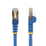 StarTech.com 10m CAT6a Ethernet Cable - 10 Gigabit Shielded Snagless RJ45 100W PoE Patch Cord - 10GbE STP Network Cable w/Strain Relief - Blue Individually Tested/Wiring is UL Certified/TIA