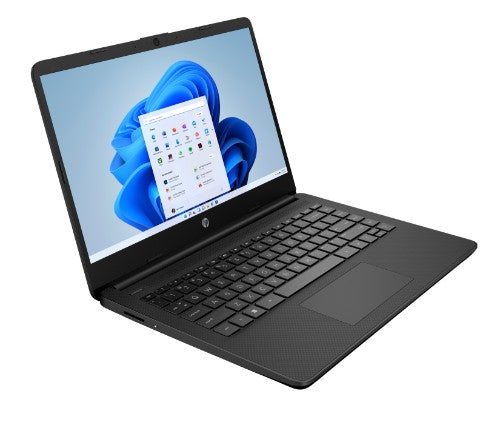 HP 14s-dq3001na Intel® Celeron® N4500 Laptop 35.6 cm (14") HD 4 GB DDR4-SDRAM 64 GB eMMC Wi-Fi 6 (802.11ax) Windows 11 Home in S mode Black