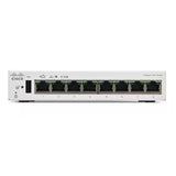Cisco Catalyst 1200-8T-D Smart Switch, 8 Port GE, Ext PS, Desktop, Limited Lifetime Protection (C1200-8T-D)