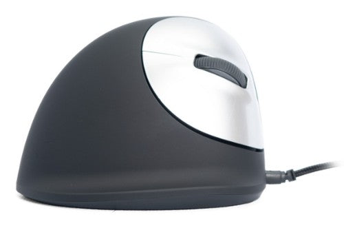 R-Go Tools Ergonomic mouse R-Go HE Break with break software, large (hand size &ge; 185 mm), right-handed, Wired, black