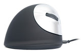 R-Go Tools Ergonomic mouse R-Go HE Break with break software, large (hand size &ge; 185 mm), right-handed, Wired, black
