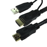 Cables Direct HDMI-EXT10M HDMI cable 10 m HDMI Type A (Standard) Black