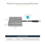 StarTech.com USB 3.0 to Quad HDMI Adapter, USB to 4x HDMI Monitor Converter for Windows (no support for macOS/ChromeOS/Linux) - TAA