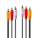 Lindy 15m Premium AV 3xPhono to 3xPhono Cable