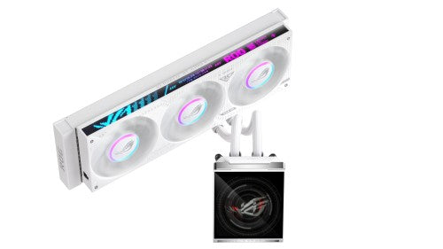 ASUS ROG STRIX SLC IV 360 ARGB LCD WHT Processor Liquid cooling kit 12 cm White 1 pc(s)