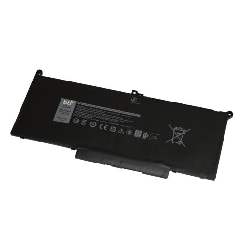 BTI Replacement battery for Dell Latitude 7280 7480 4 Cell 60Wh Battery Type F3YGT 2X39G