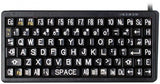 CHERRY G84-4100 COMPACT KEYBOARD Corded, USB/PS2 Black, (QWERTY - UK)
