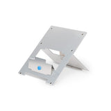 R-Go Tools Laptop stand R-Go Riser Flexible, adjustable folding laptop riser, ergonomic, Hylite aluminum, silver