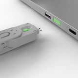 Lindy USB Type A Port Blocker Key, Green
