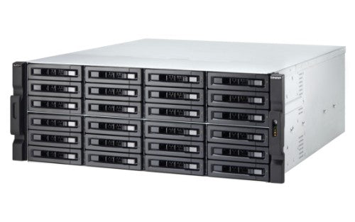 QNAP TS-h2483XU-RP NAS Rack (4U) Ethernet LAN Black E-2236