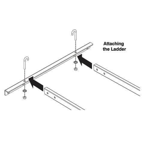 Tripp Lite SRLADDERATTACH SmartRack Hardware Kit - Connects SRCABLELADDER to a wall or Open Frame Rack
