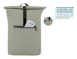 Mobilis 070012 backpack Roll top backpack Grey
