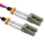 Cables Direct FB4MLCLC010EVD fibre optic cable 1 m 2x LC OM4 Violet
