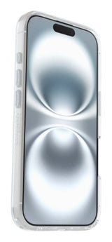 OtterBox Symmetry Series Clear for MagSafe + Premium Glass for Apple iPhone 16, Transparent