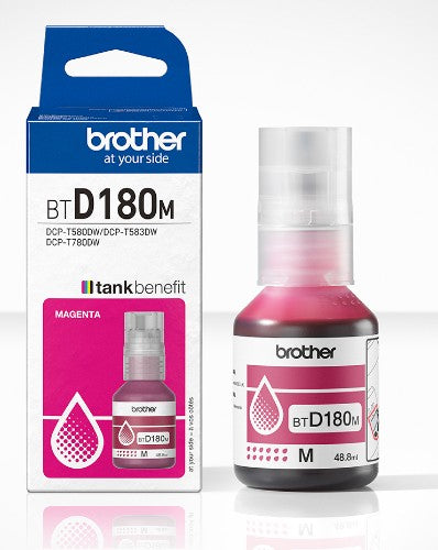Brother BT-D180M Ink bottle magenta, 5K pages ISO/IEC 19752 48.8ml for Brother DCP-T 580 DW