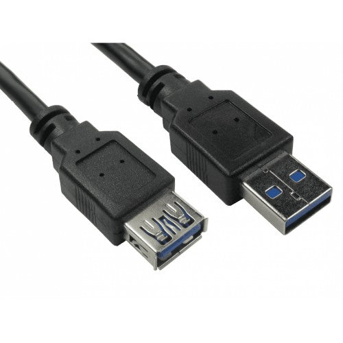 Cables Direct 99CDL3-823 USB cable USB 3.2 Gen 1 (3.1 Gen 1) 3 m USB A Black