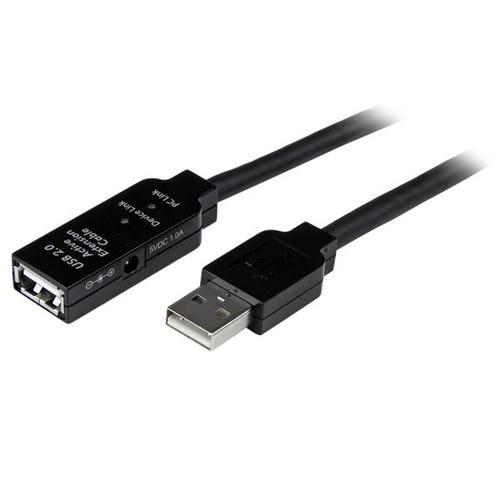 StarTech.com 15m USB 2.0 Active Extension Cable - M/F - TAA
