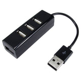 Cables Direct NLUSB2-205K interface hub USB 2.0 480 Mbit/s Black