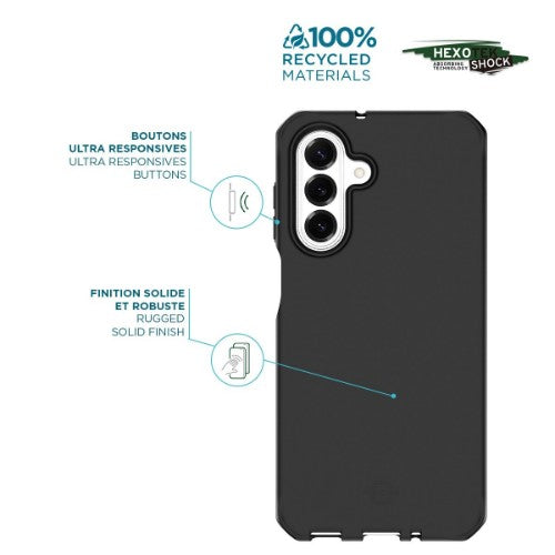 Mobilis 066100 mobile phone case 17 cm (6.7") Cover Black
