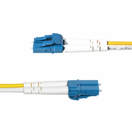 StarTech.com 50m (164ft) LC to LC (UPC) OS2 Single Mode Duplex Fiber Optic Cable, 9/125µm, 100G, Bend Insensitive, Low Insertion Loss - LSZH Fiber Jumper Cord