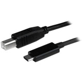 StarTech.com 3ft (1m) USB-B to USB-C Cable, Data Cord, USB 2.0, USB-C Data Transfer Cable