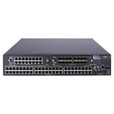HPE A A5800-48G-PoE+ w/ 2 IS Managed L3 Power over Ethernet (PoE) Black